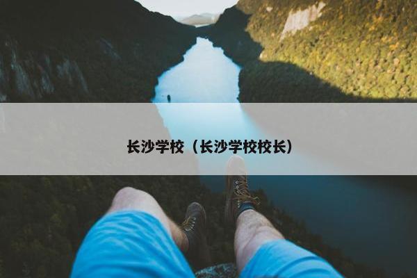 长沙学校（长沙学校校长）
