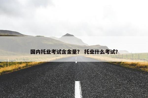 国内托业考试含金量？ 托业什么考试？