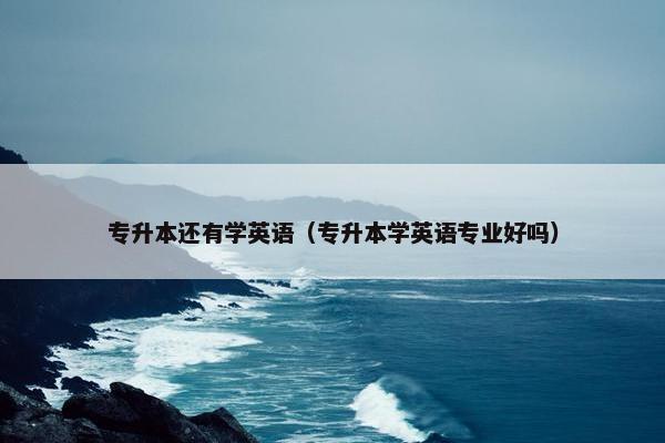 专升本还有学英语（专升本学英语专业好吗）