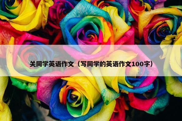 关同学英语作文（写同学的英语作文100字）