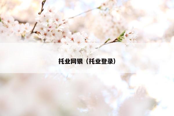 托业网银（托业登录）