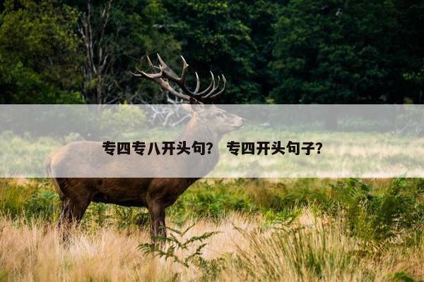 专四专八开头句？ 专四开头句子？