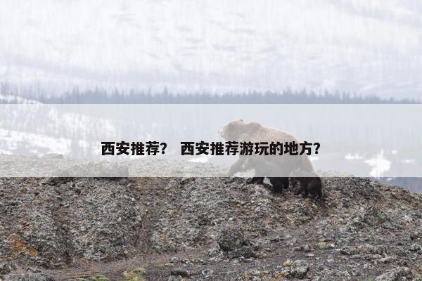 西安推荐？ 西安推荐游玩的地方？