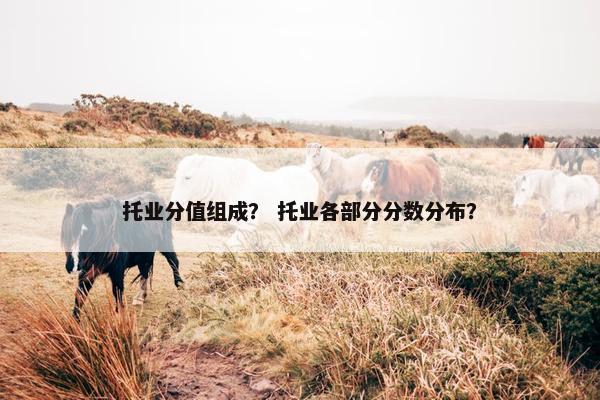 托业分值组成？ 托业各部分分数分布？