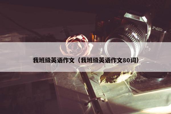 我班级英语作文（我班级英语作文80词）