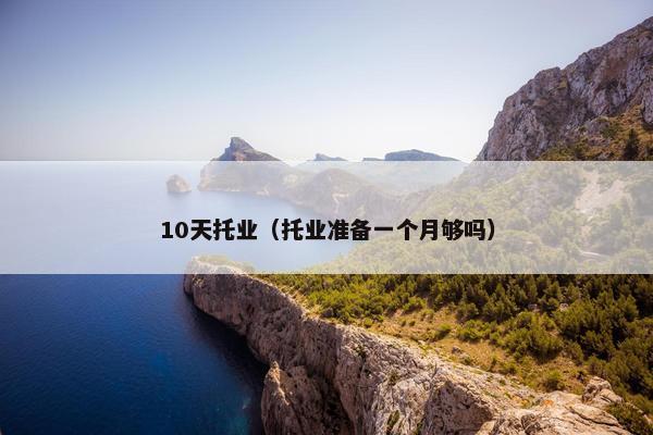 10天托业（托业准备一个月够吗）