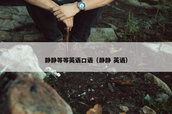 静静等等英语口语（静静 英语）