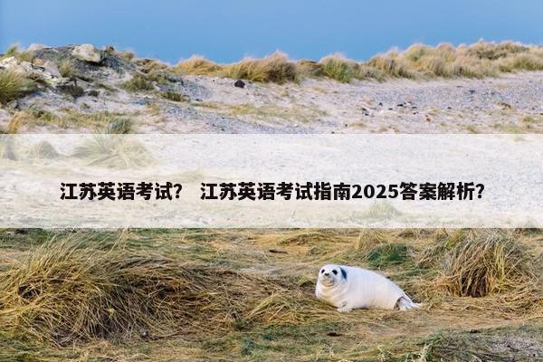 江苏英语考试？ 江苏英语考试指南2025答案解析？