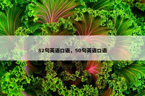 82句英语口语，50句英语口语