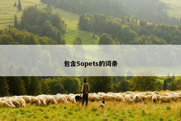 包含5opets的词条