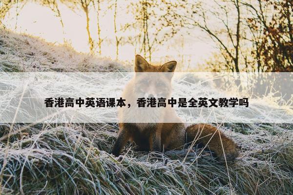 香港高中英语课本，香港高中是全英文教学吗