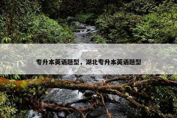 专升本英语题型，湖北专升本英语题型