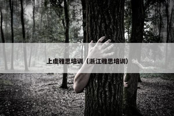 上虞雅思培训（浙江雅思培训）
