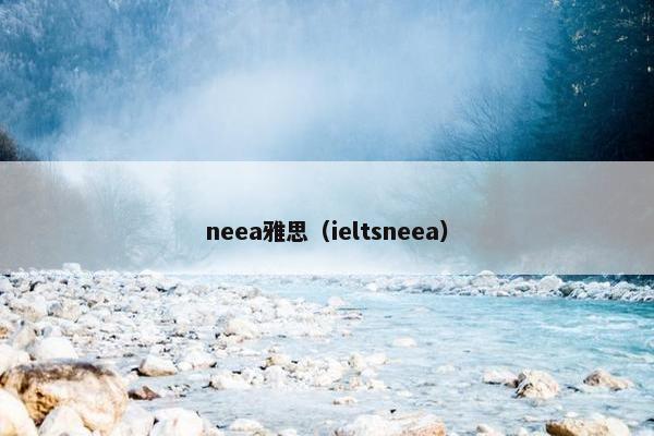 neea雅思（ieltsneea）