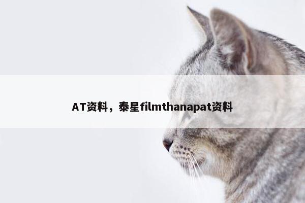 AT资料，泰星filmthanapat资料