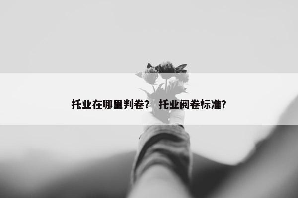 托业在哪里判卷？ 托业阅卷标准？