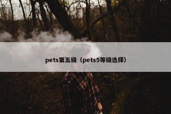 pets第五级（pets5等级选择）