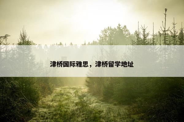 津桥国际雅思，津桥留学地址