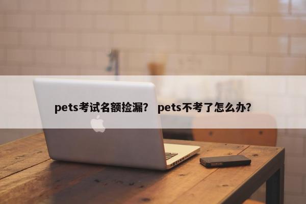 pets考试名额捡漏？ pets不考了怎么办？