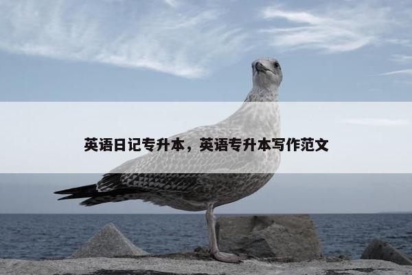 英语日记专升本，英语专升本写作范文
