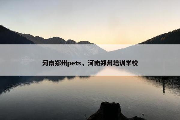 河南郑州pets，河南郑州培训学校