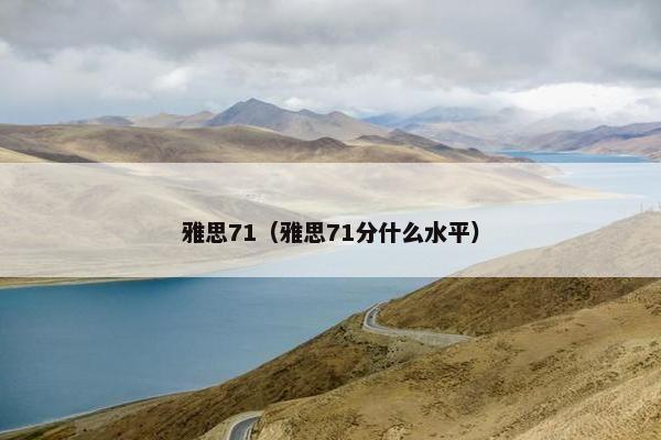 雅思71（雅思71分什么水平）