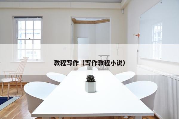 教程写作（写作教程小说）