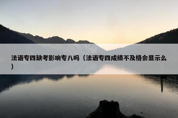 法语专四缺考影响专八吗（法语专四成绩不及格会显示么）
