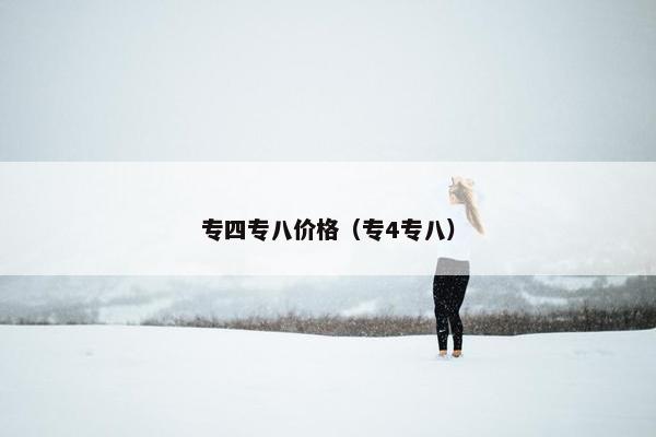 专四专八价格（专4专八）
