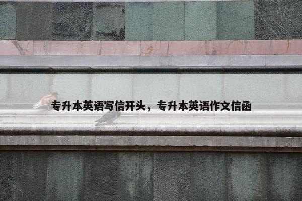 专升本英语写信开头，专升本英语作文信函