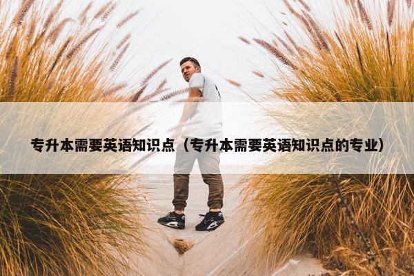 专升本需要英语知识点（专升本需要英语知识点的专业）