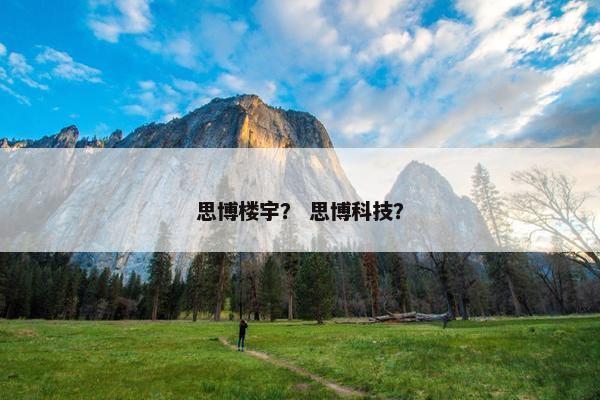思博楼宇？ 思博科技？