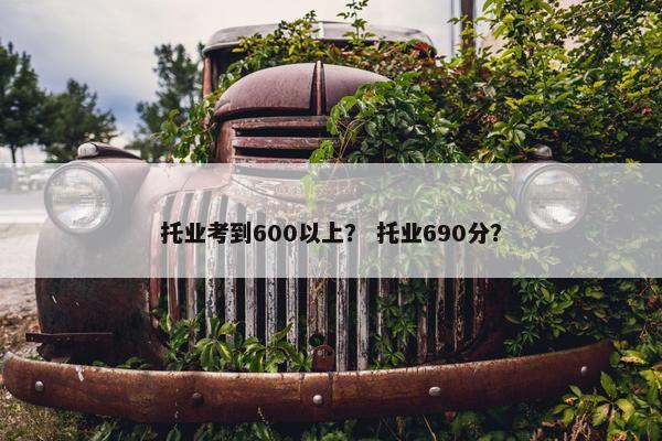 托业考到600以上？ 托业690分？