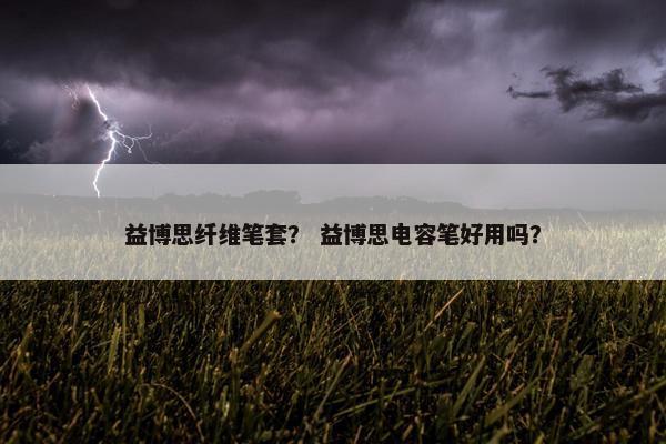 益博思纤维笔套？ 益博思电容笔好用吗？