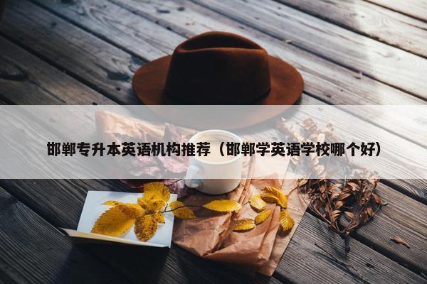 邯郸专升本英语机构推荐（邯郸学英语学校哪个好）