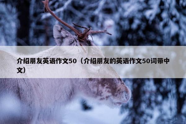 介绍朋友英语作文50（介绍朋友的英语作文50词带中文）