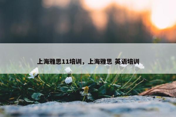 上海雅思11培训，上海雅思 英语培训
