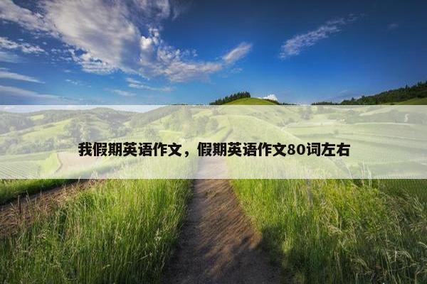 我假期英语作文，假期英语作文80词左右