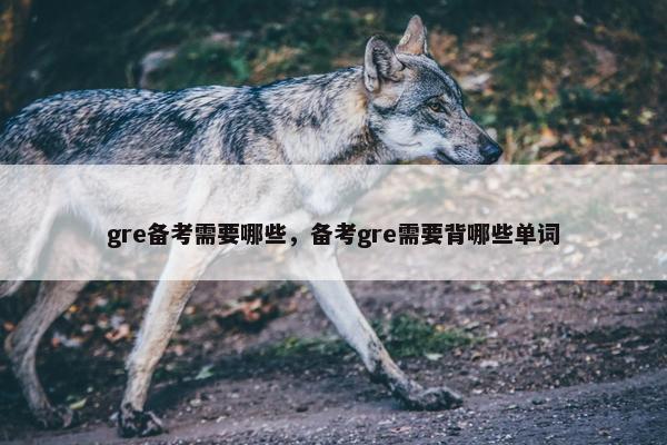 gre备考需要哪些，备考gre需要背哪些单词