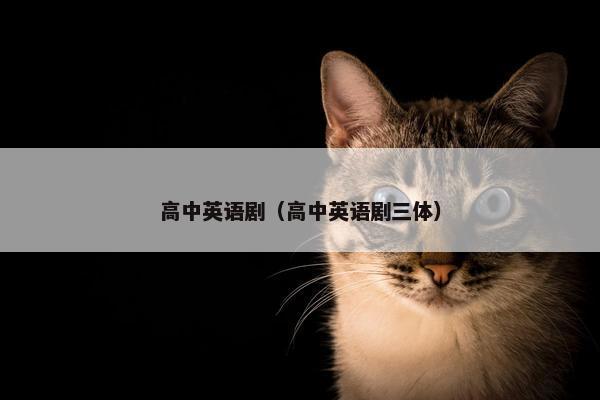 高中英语剧（高中英语剧三体）
