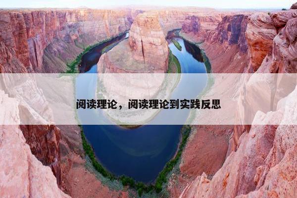 阅读理论，阅读理论到实践反思