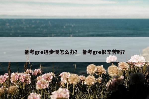 备考gre进步慢怎么办？ 备考gre很辛苦吗？