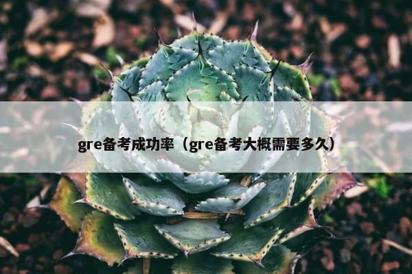 gre备考成功率（gre备考大概需要多久）