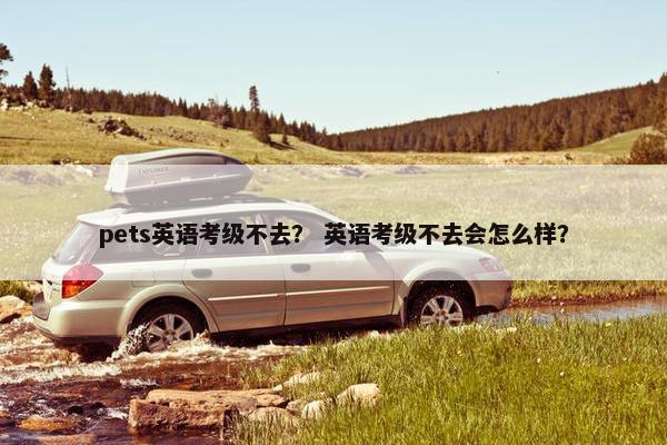 pets英语考级不去? 英语考级不去会怎么样? pets英语考级不去? 英语考级不去会怎么样?