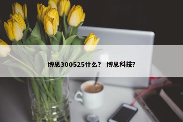 博思300525什么? 博思科技?
