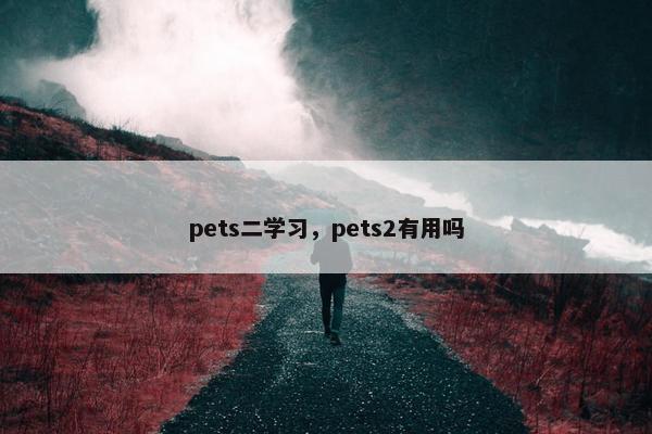 pets二学习,pets2有用吗 pets二学习,pets2有用吗