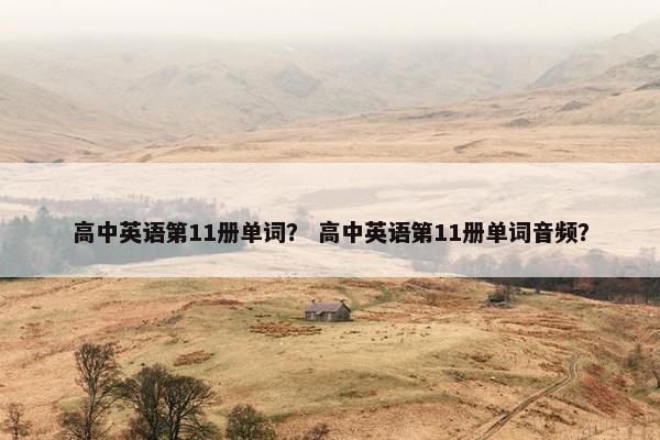高中英语第11册单词？ 高中英语第11册单词音频？