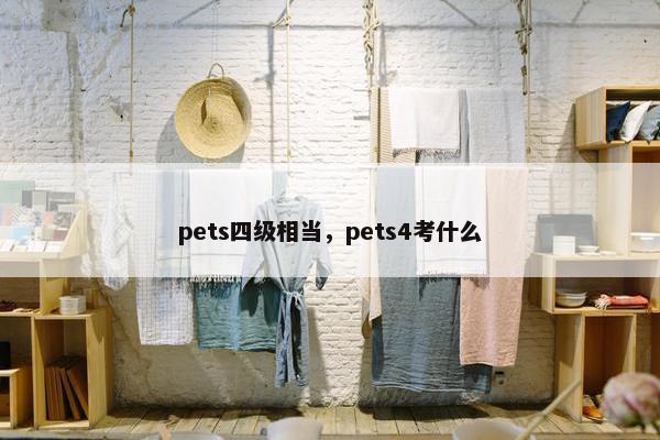 pets四级相当,pets4考什么