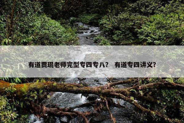 有道贾琨老师完型专四专八？ 有道专四讲义？