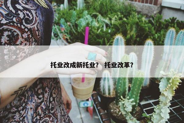 托业改成新托业？ 托业改革？